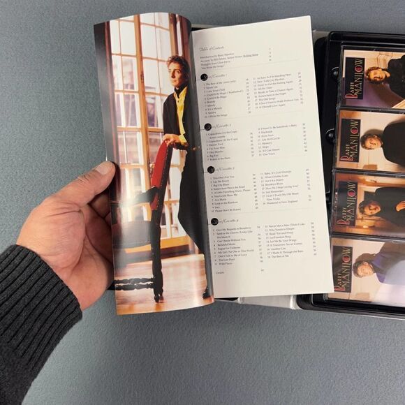 Barry Manilow Complete Collection and Then Some 4 Audio Cassette Tapes 1 VHS - Picture 8 of 12